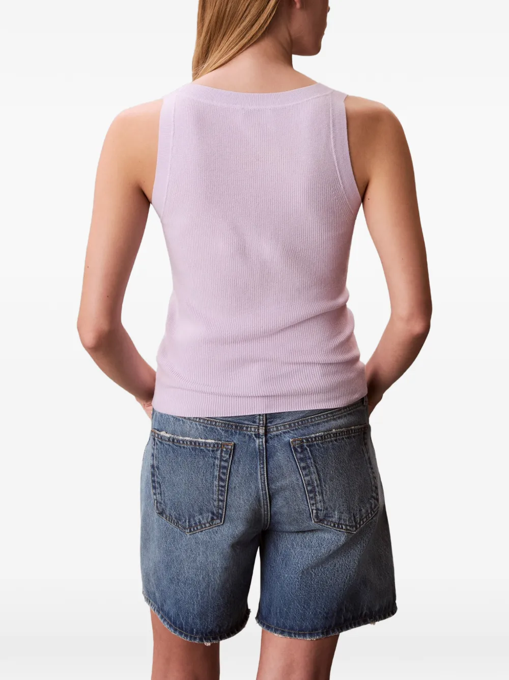 Calvin Klein Spencer met V-hals Paars