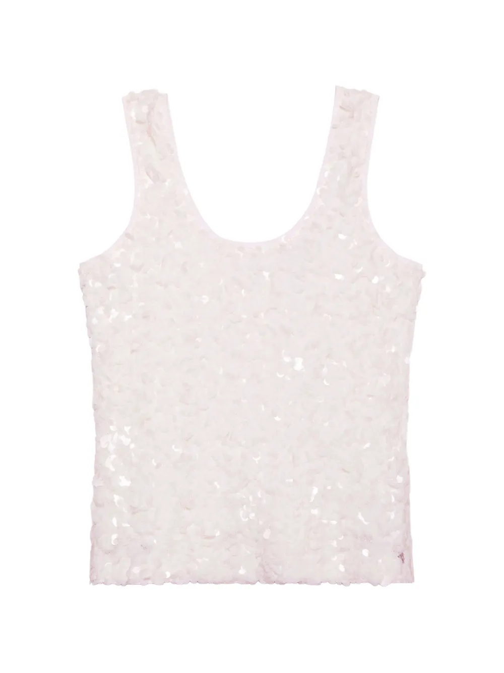 Calvin Klein sequined sleeveless top - Bianco