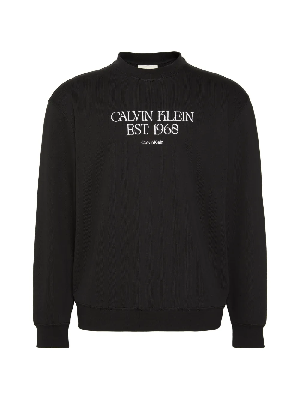 Calvin Klein logo-print sweater - Schwarz
