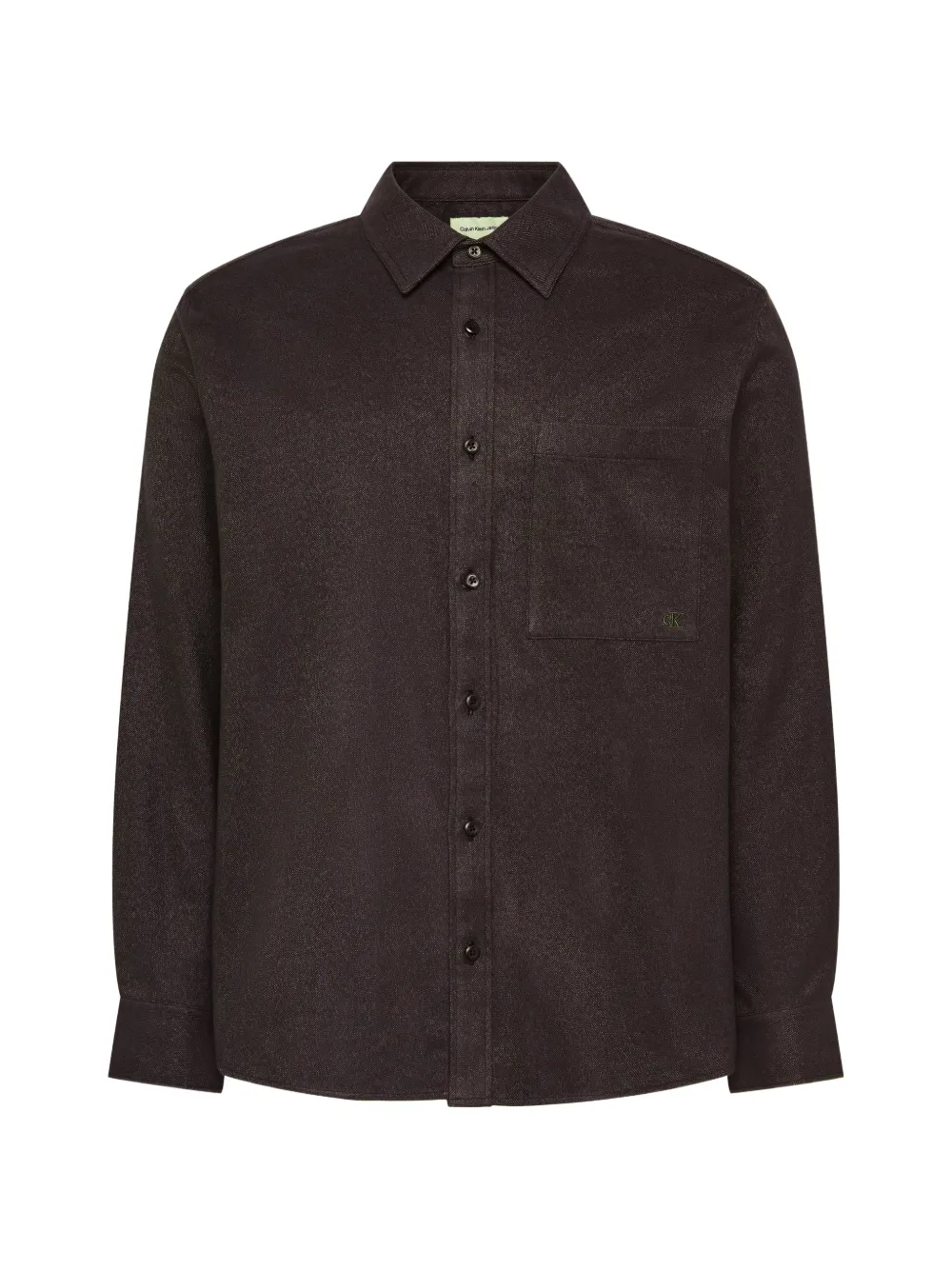 Calvin Klein chest-pocket long-sleeved shirt - Nero