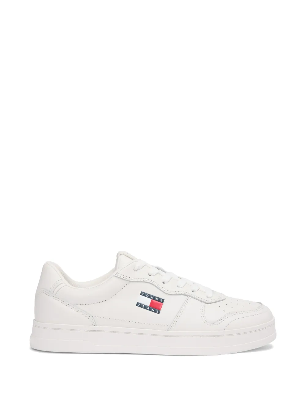 Tommy Jeans logo-patch sneakers - Bianco