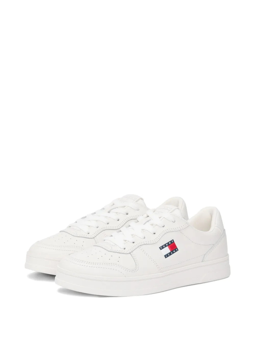 Tommy Jeans Sneakers met logopatch Wit