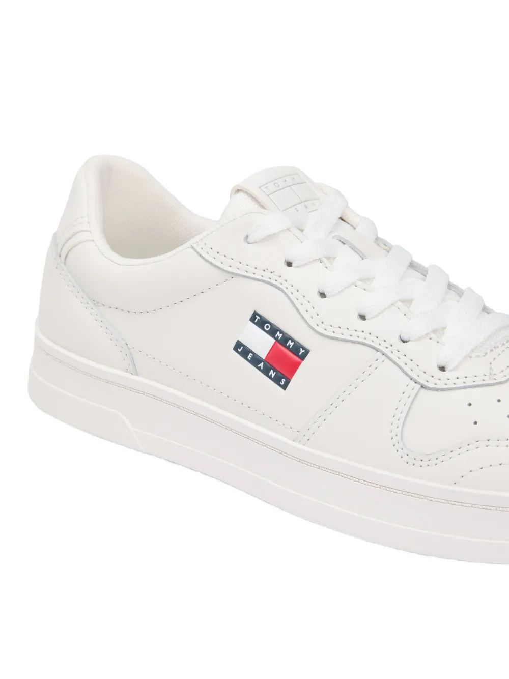 Tommy Jeans Sneakers met logopatch Wit