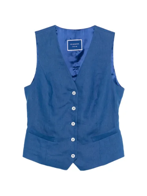ANDIATA Maria V-neck waistcoat