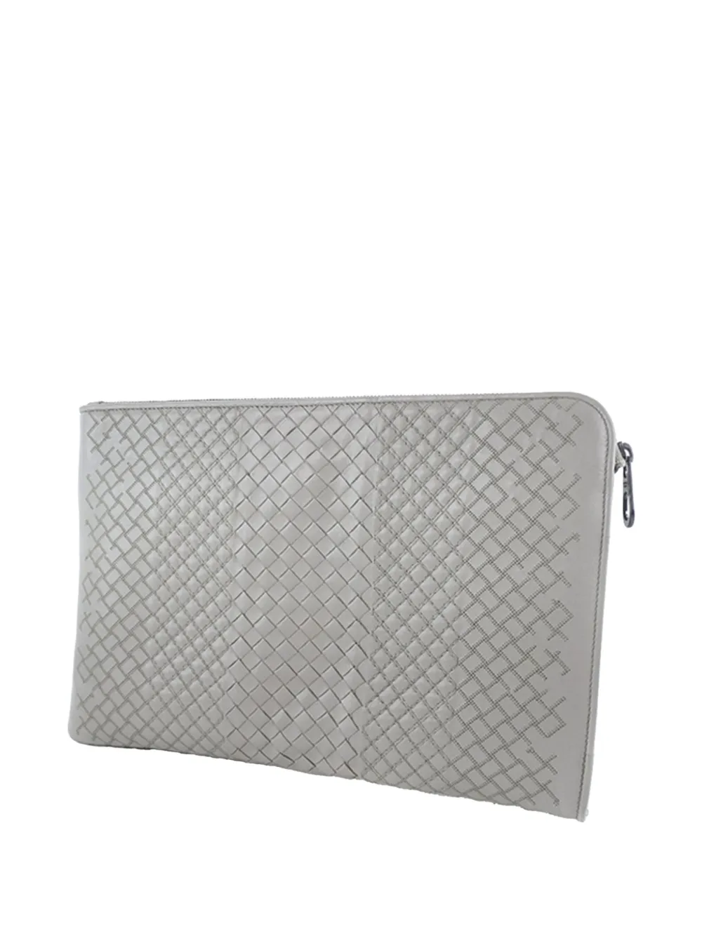Bottega Veneta Pre-Owned 2012-2026 Nappa Intrecciato clutch bag - Grigio