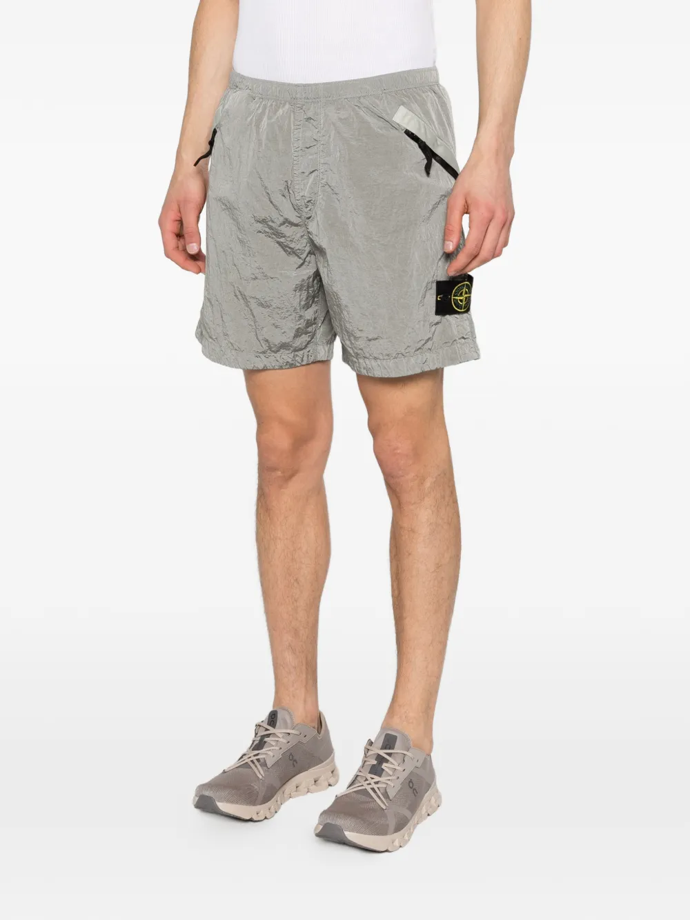Stone Island Shorts met ritszak Grijs