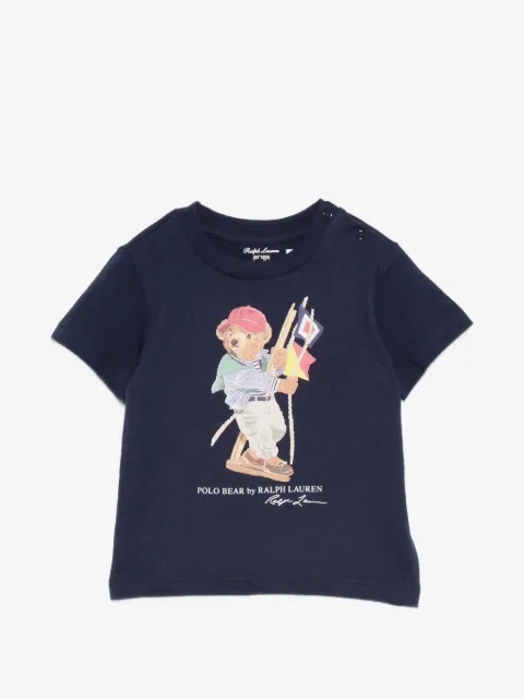 POLO RALPH LAUREN KIDS bear graphic T-shirt