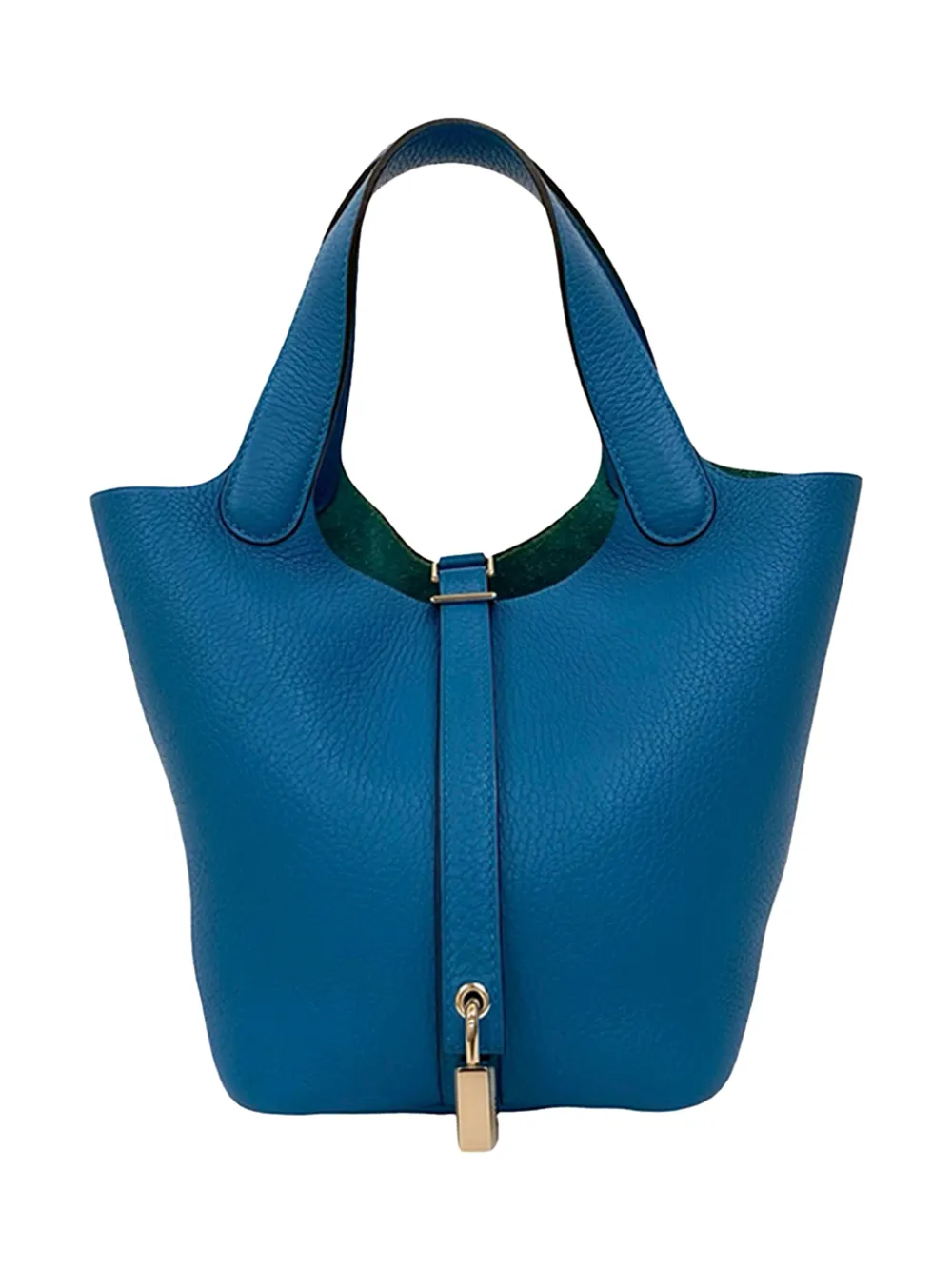 Hermès Pre-Owned 2017 Clemence Picotin Lock 18 handbag - Blu