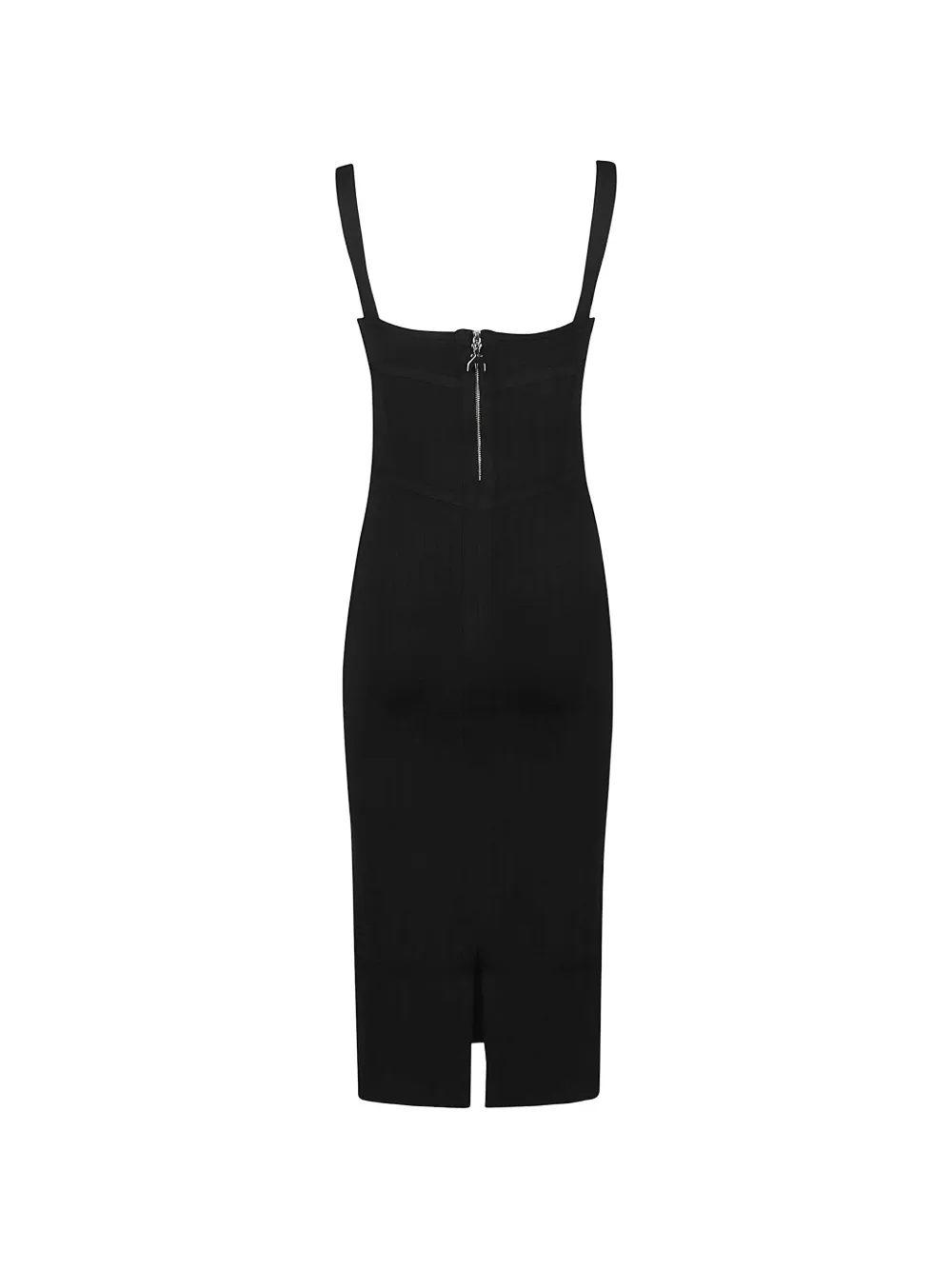 Patrizia Pepe Party Time mouwloze midi-jurk Zwart