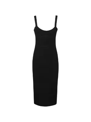 Michael Michael Kors chain-strap Midi Dress | Black | FARFETCH