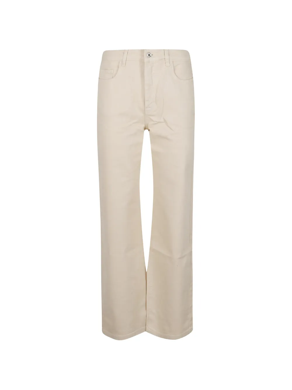 Patrizia Pepe high-waisted straight-leg jeans - Toni neutri