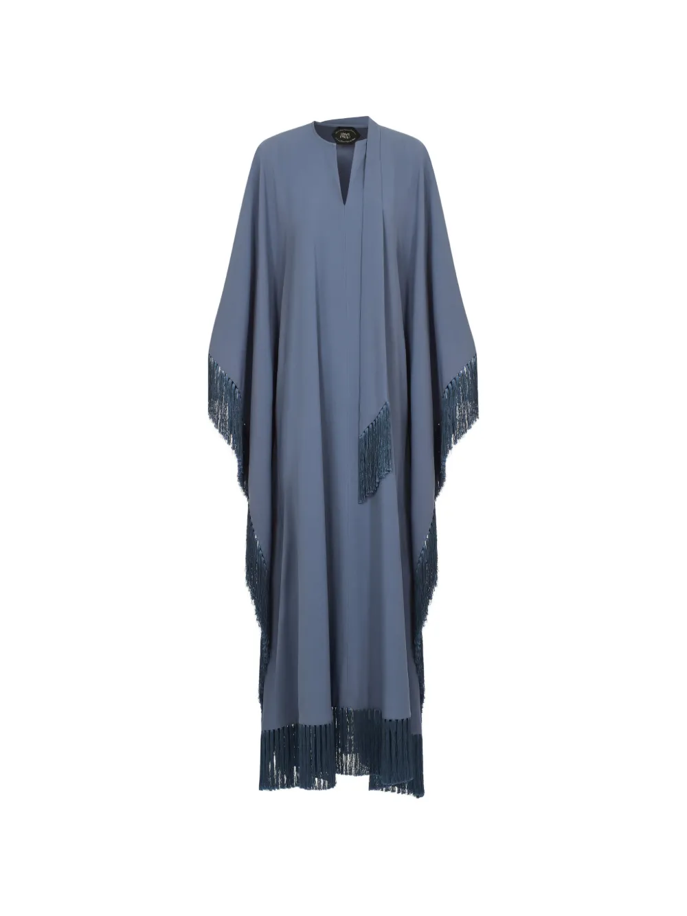 Taller Marmo Hammamet fringed maxi dress - Blu