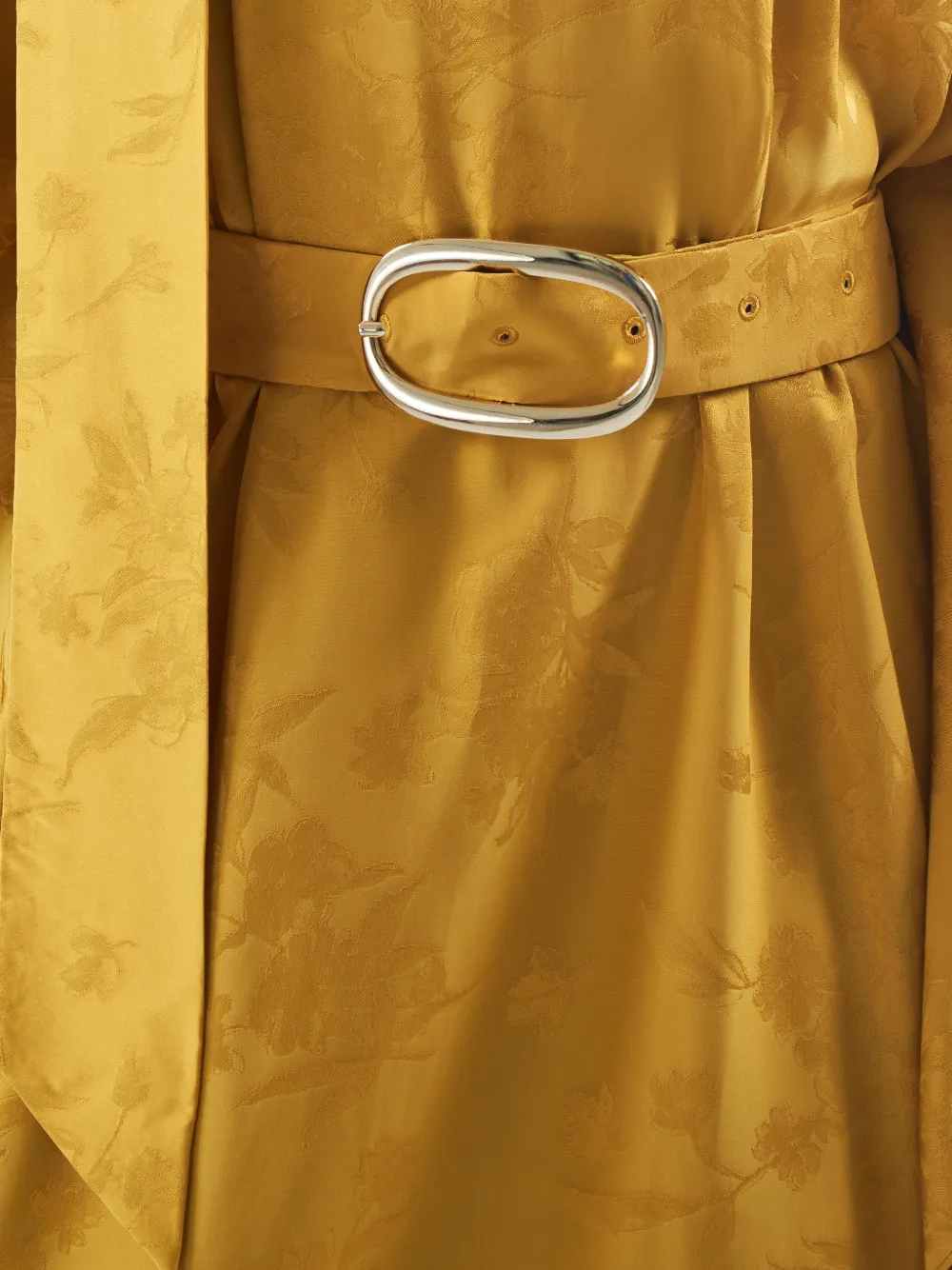 Taller Marmo La Luna Primavera maxi-jurk Geel