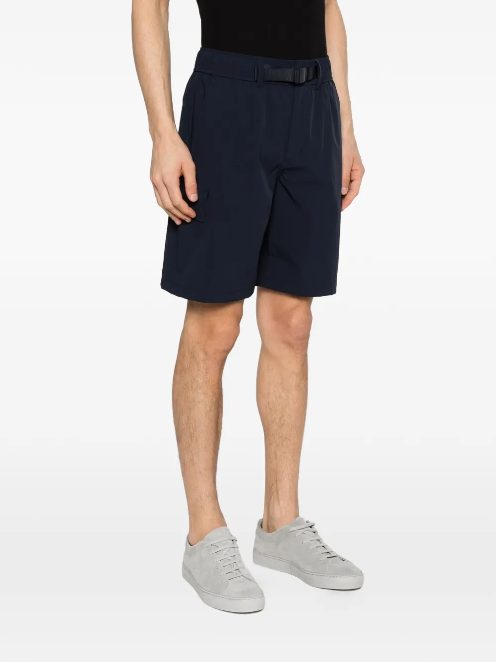  Alphatauri Plex Belt Cargo Shorts - Blue 