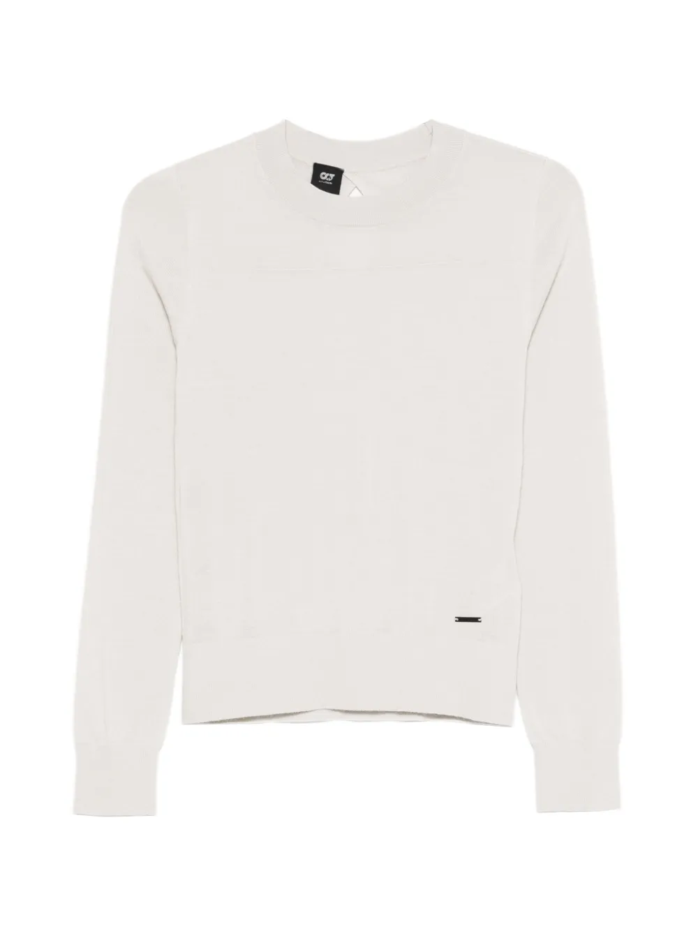 Alphatauri round-neck knit top - Toni neutri