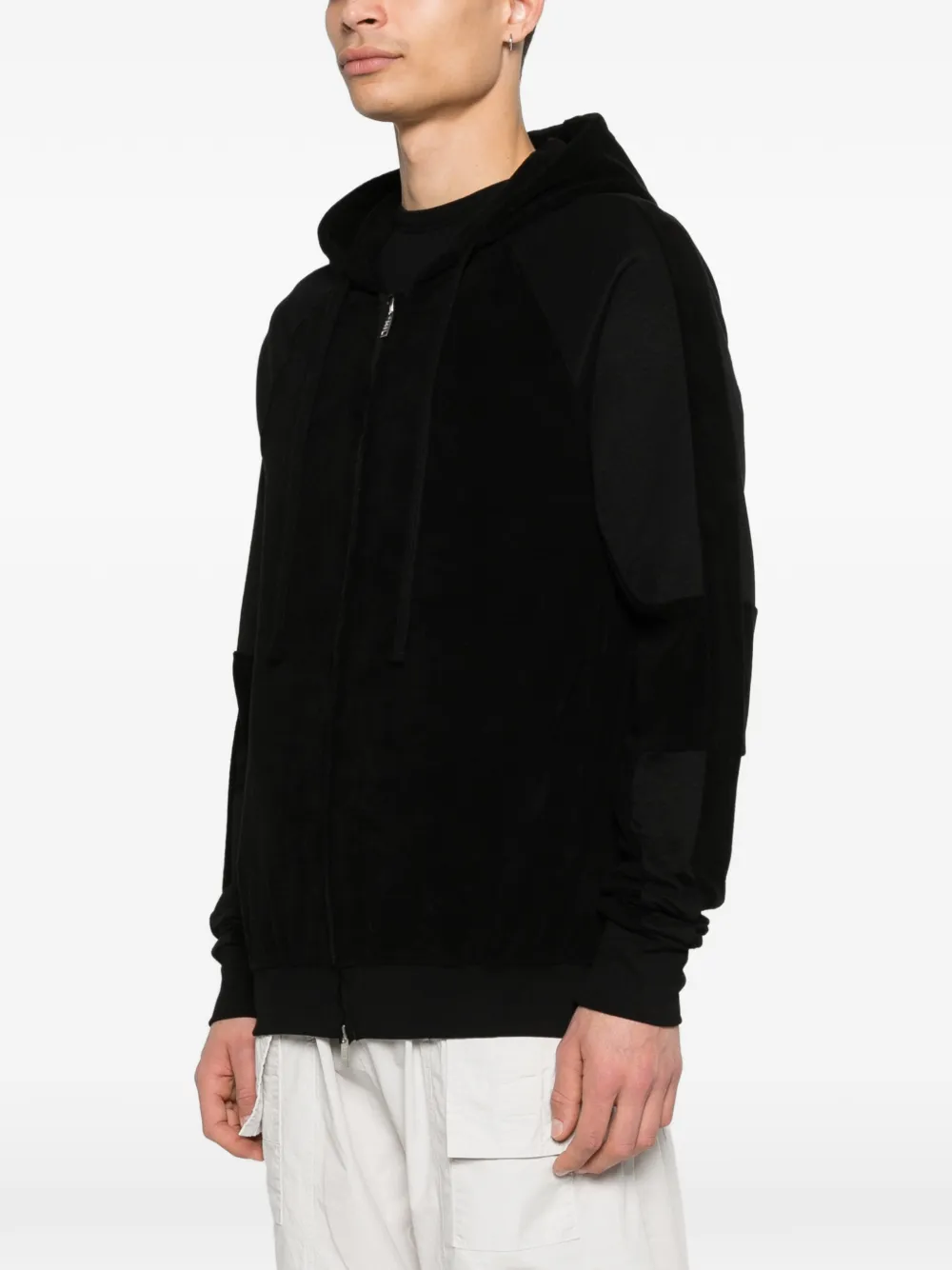  Thom Krom Zip Hoodie - Black 