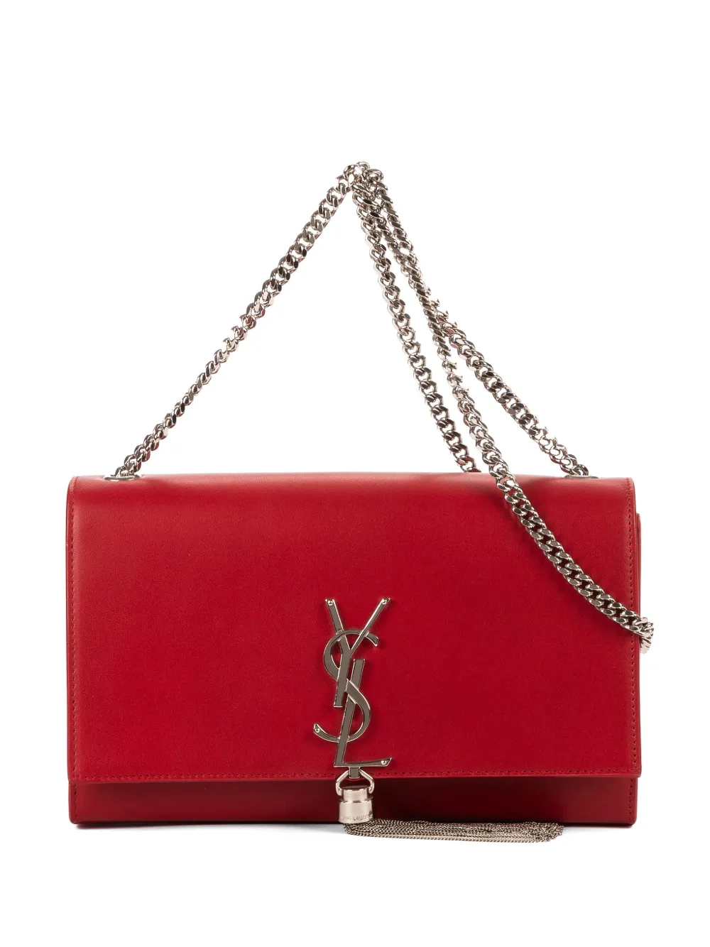Saint Laurent Pre-Owned chain-strap shoulder bag - Rosso