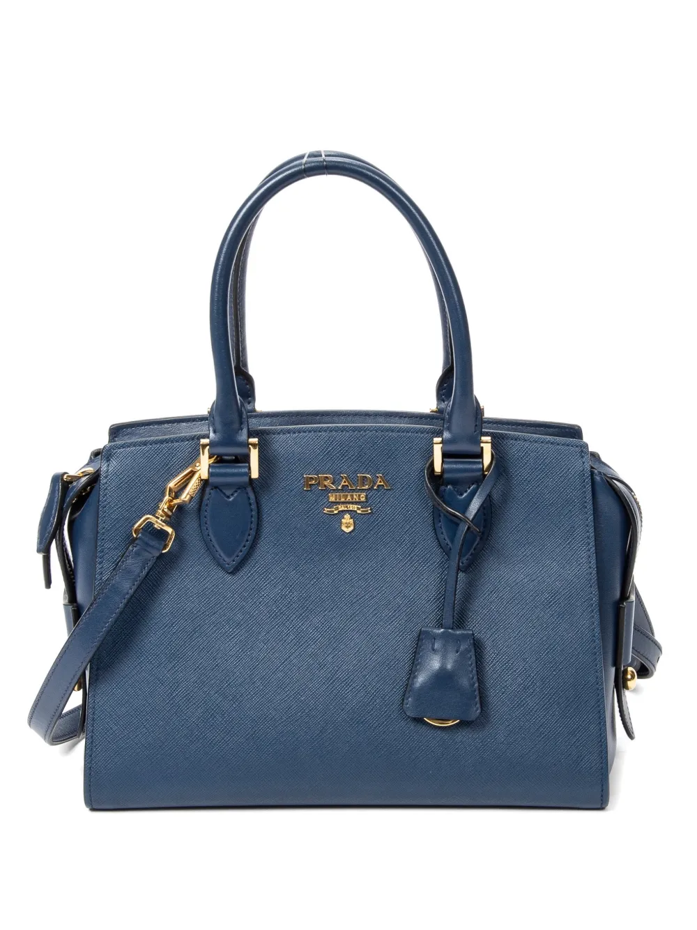 Prada Pre-Owned Saffiano-leather tote bag - Blu