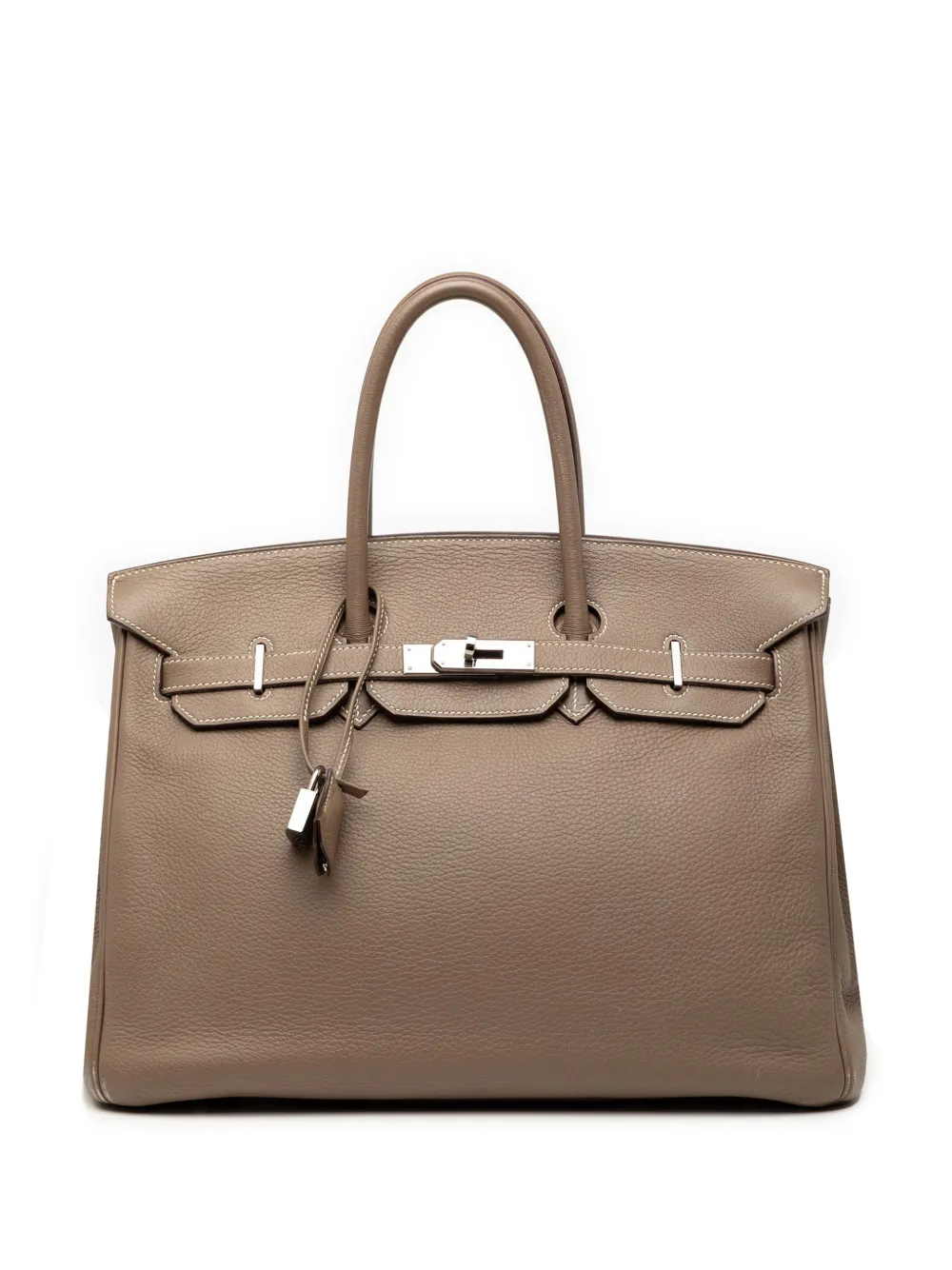 Hermès Pre-Owned 2005 Togo Birkin Retourne 35 handbag - Marrone