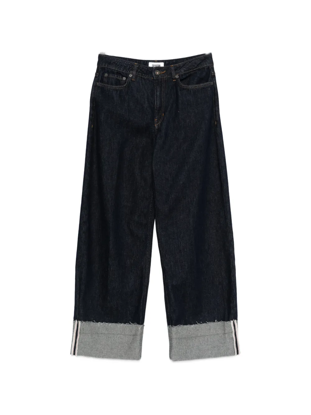 Drykorn Meddley_2 cuffed denim jeans - Blu