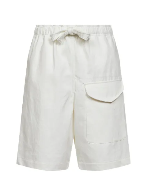 Studio Nicholson elasticated-waistband flap-pocket shorts