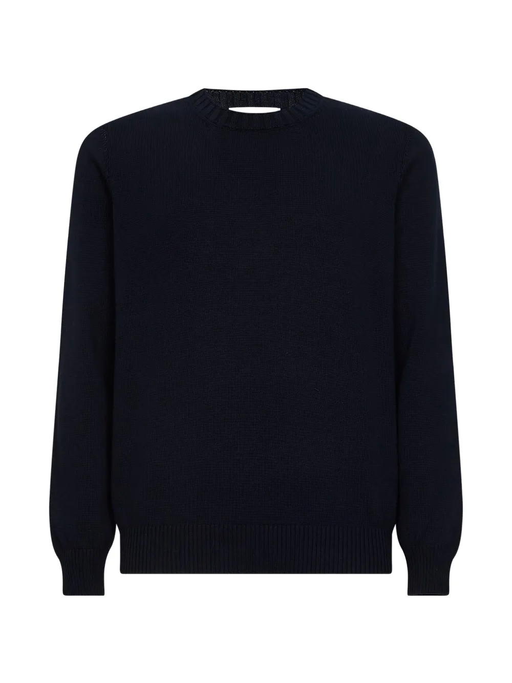 D4.0 Ribbed Long-sleeve Sweater In Blue