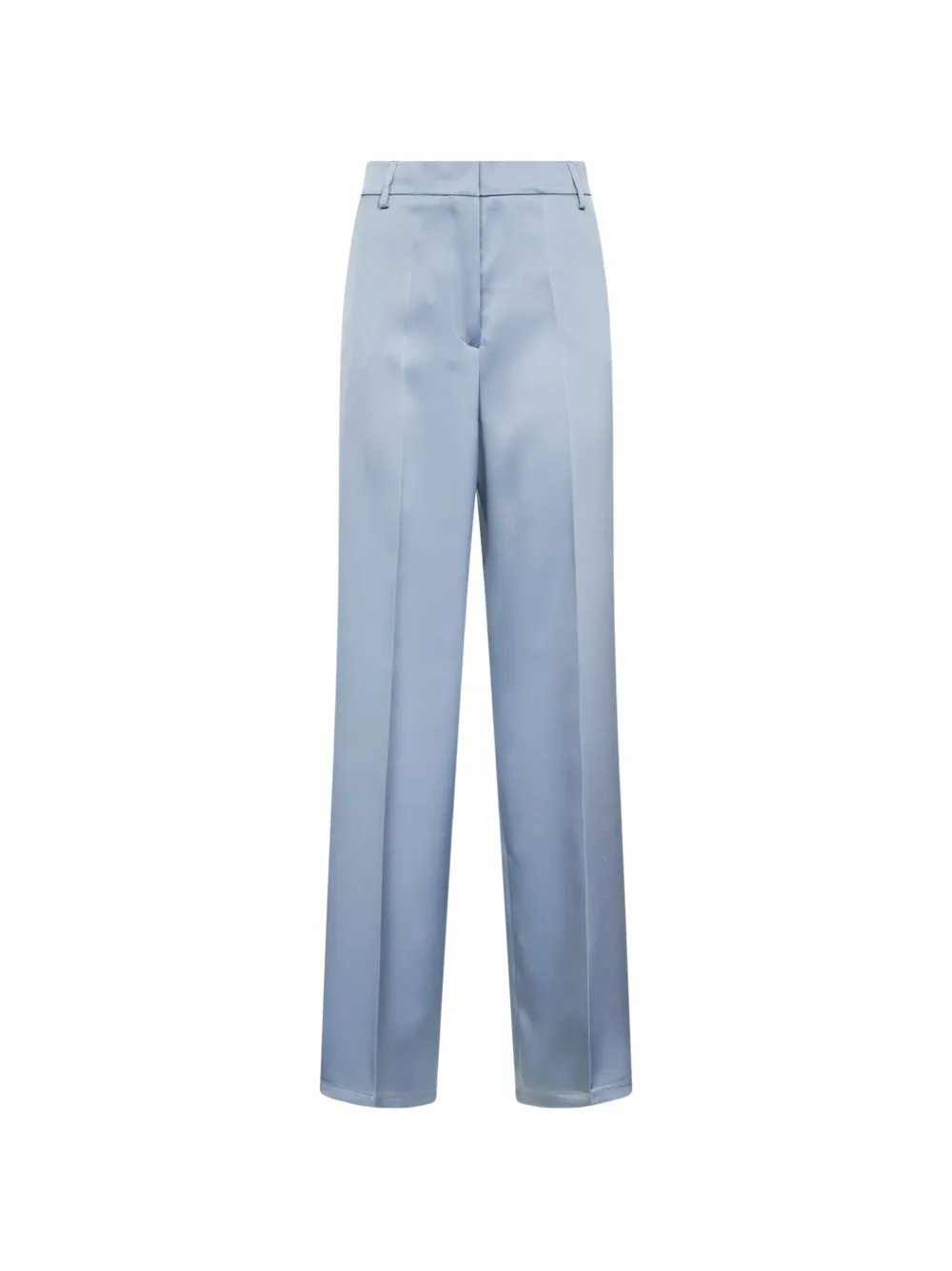 Blanca Vita satin tailored trousers - Blu