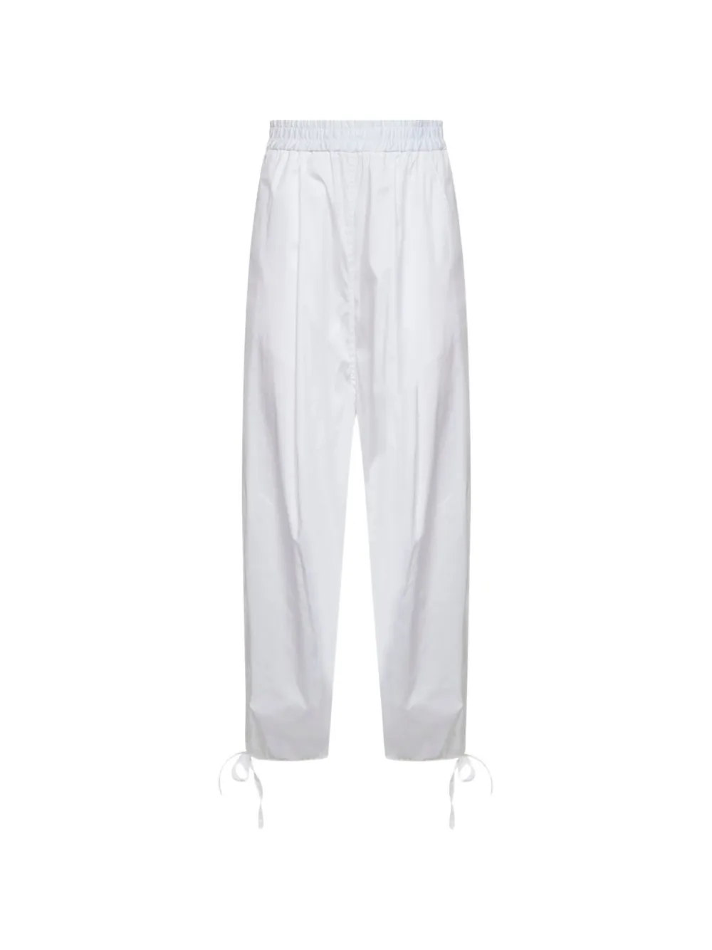 Blanca Vita elasticated-waist trousers - Bianco