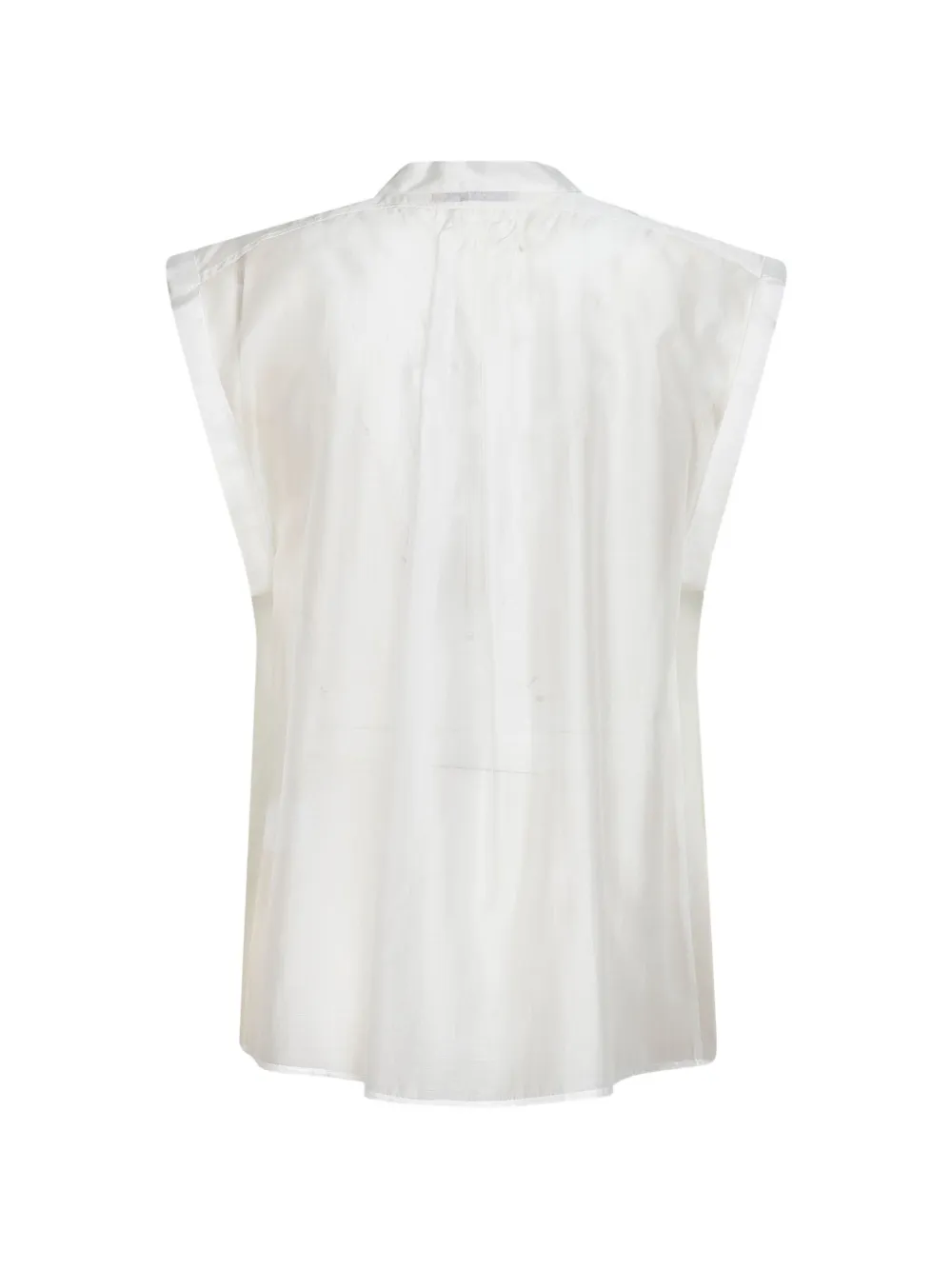 Mandarin-Collar Blouse