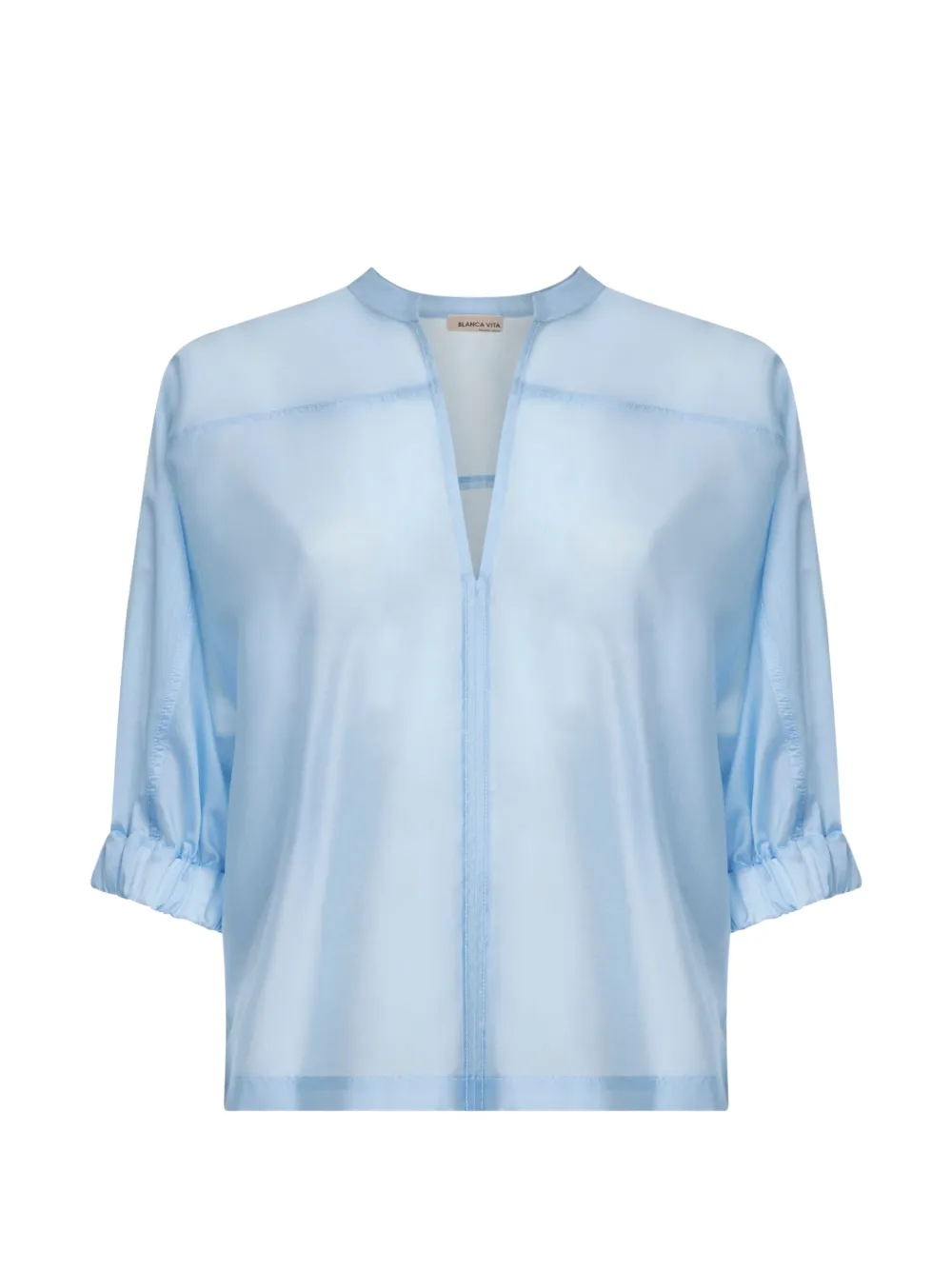 Blanca Vita V-neck blouse - Blu
