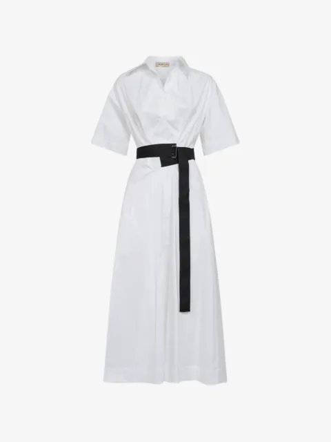 Blanca Vita V-neck belted dress