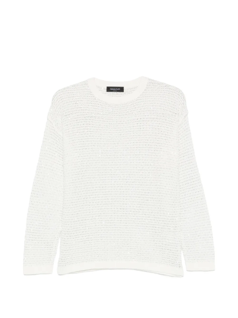 Fabiana Filippi crew-neck sweater - Weiß