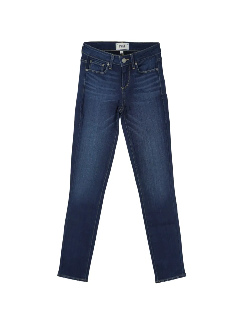 PAIGE five-pocket skinny jeans - Blu