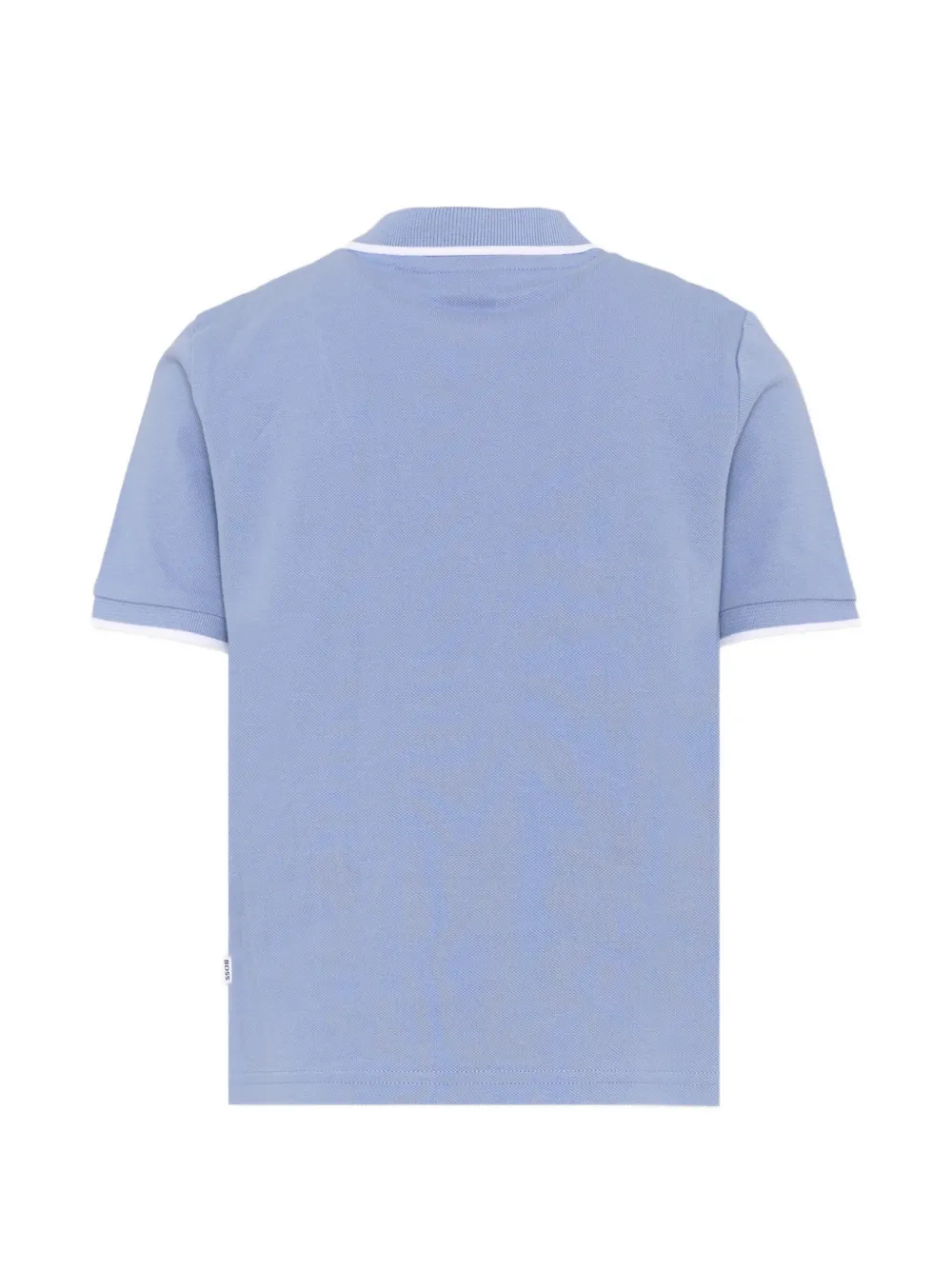 BOSS Kidswear Poloshirt met korte mouwen Blauw