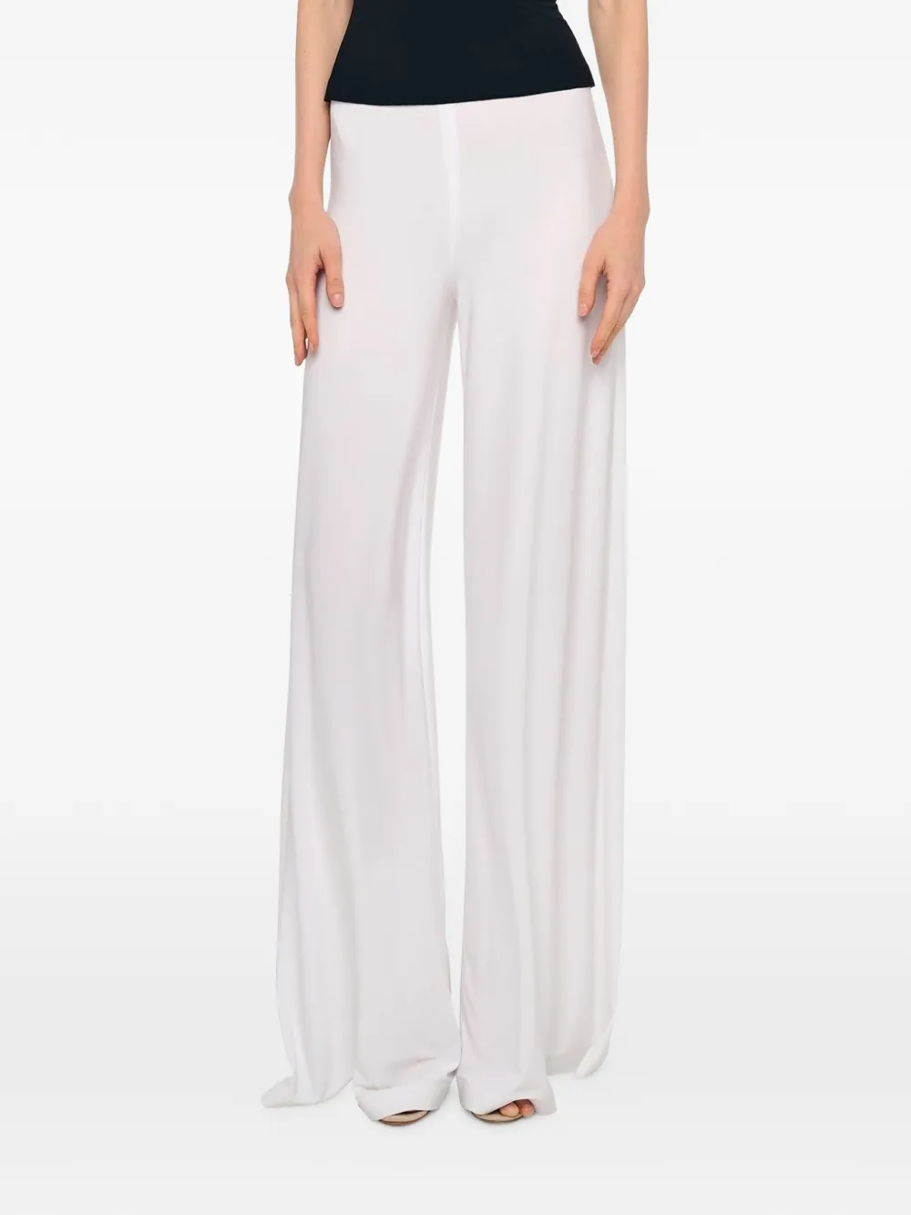 Norma Kamali Bias trousers - Bianco