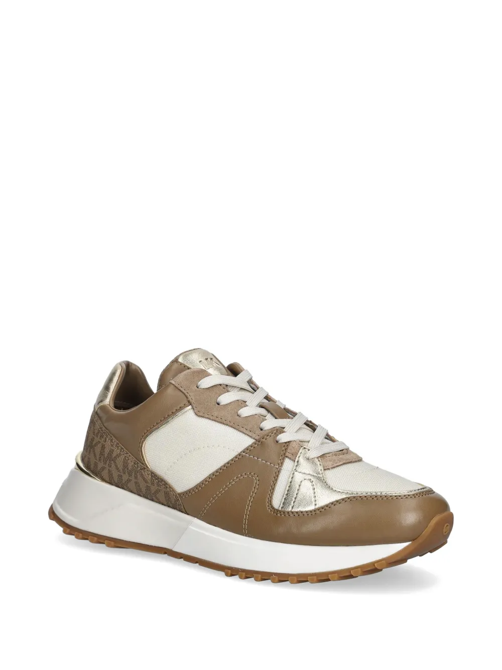 Michael Kors Jaime sneakers met logoprint Beige