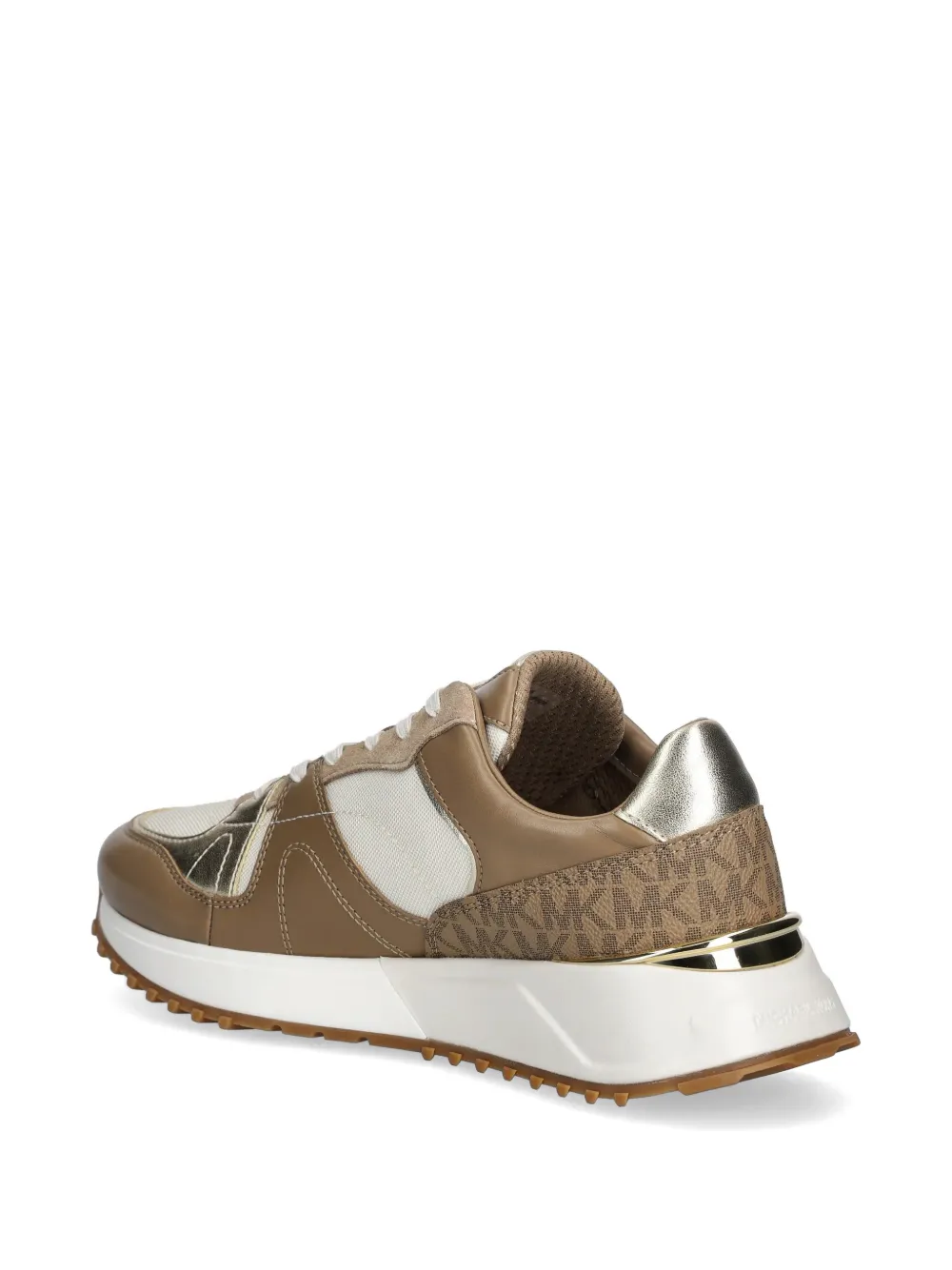 Michael Kors Jaime sneakers met logoprint Beige