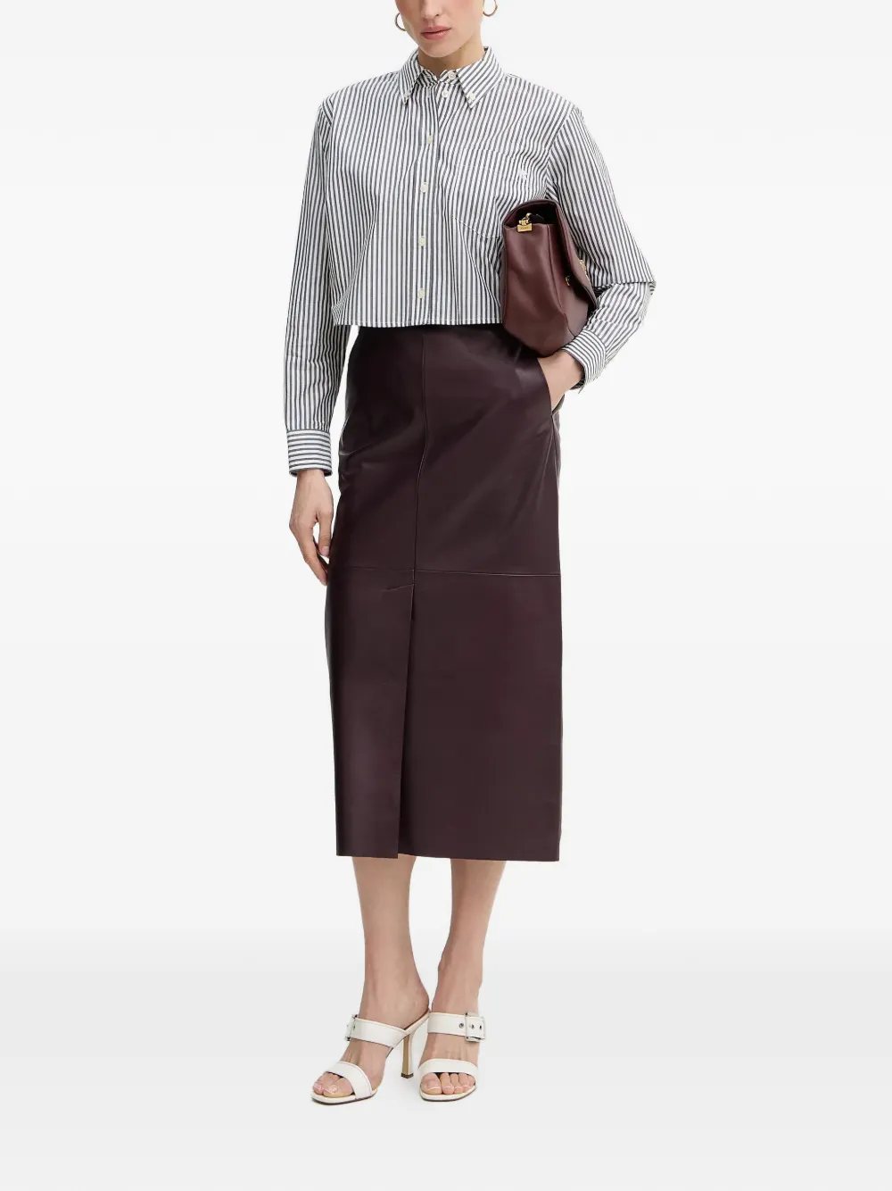 Michael Kors Gestreept blouse Wit