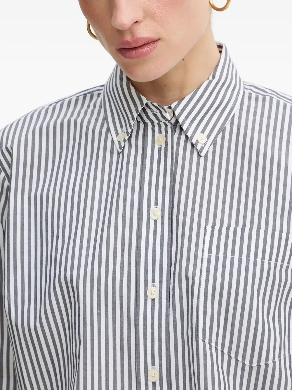 Michael Kors Gestreept blouse Wit