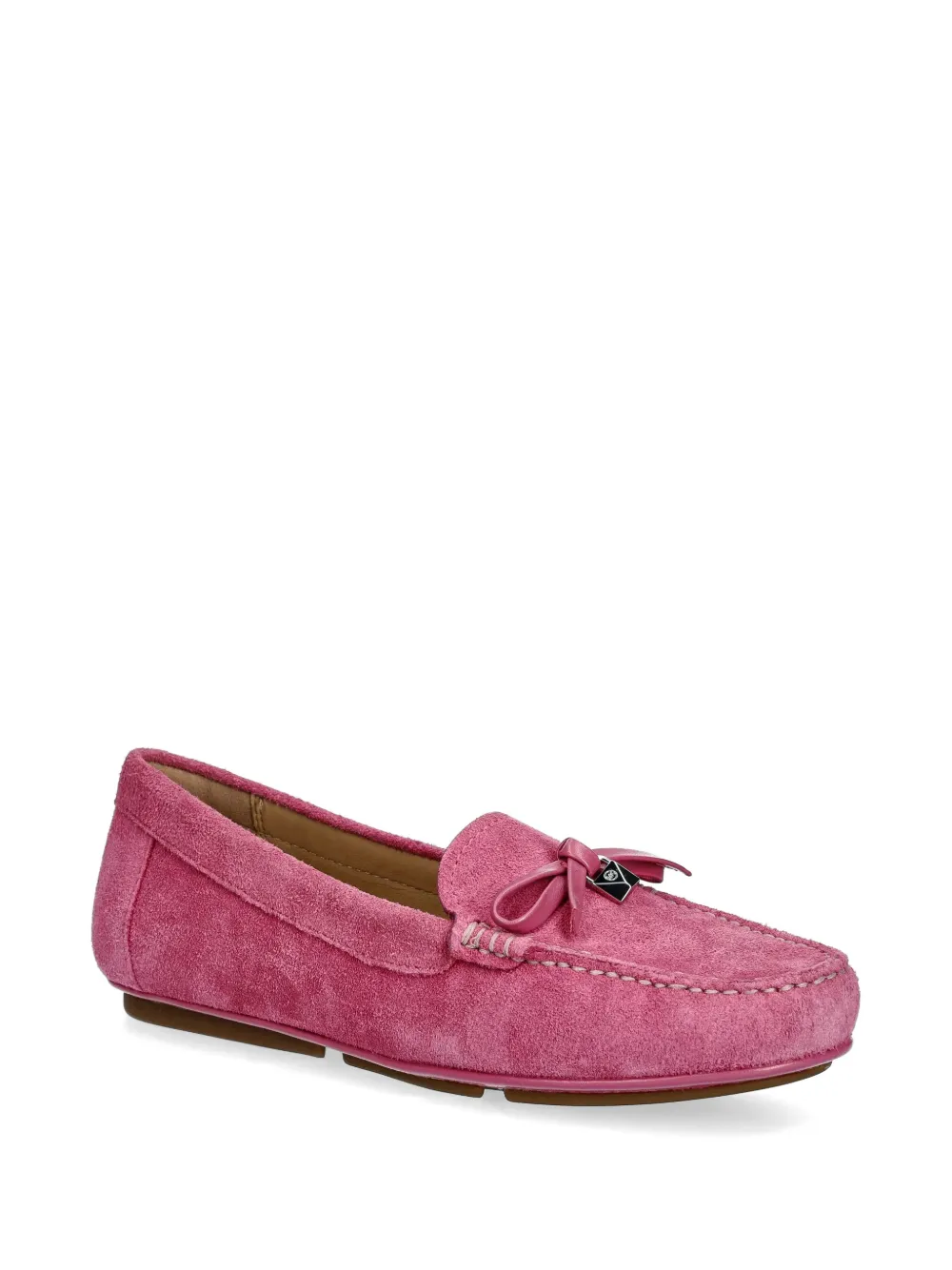 Michael Kors Juliette loafers met strikdetail Roze