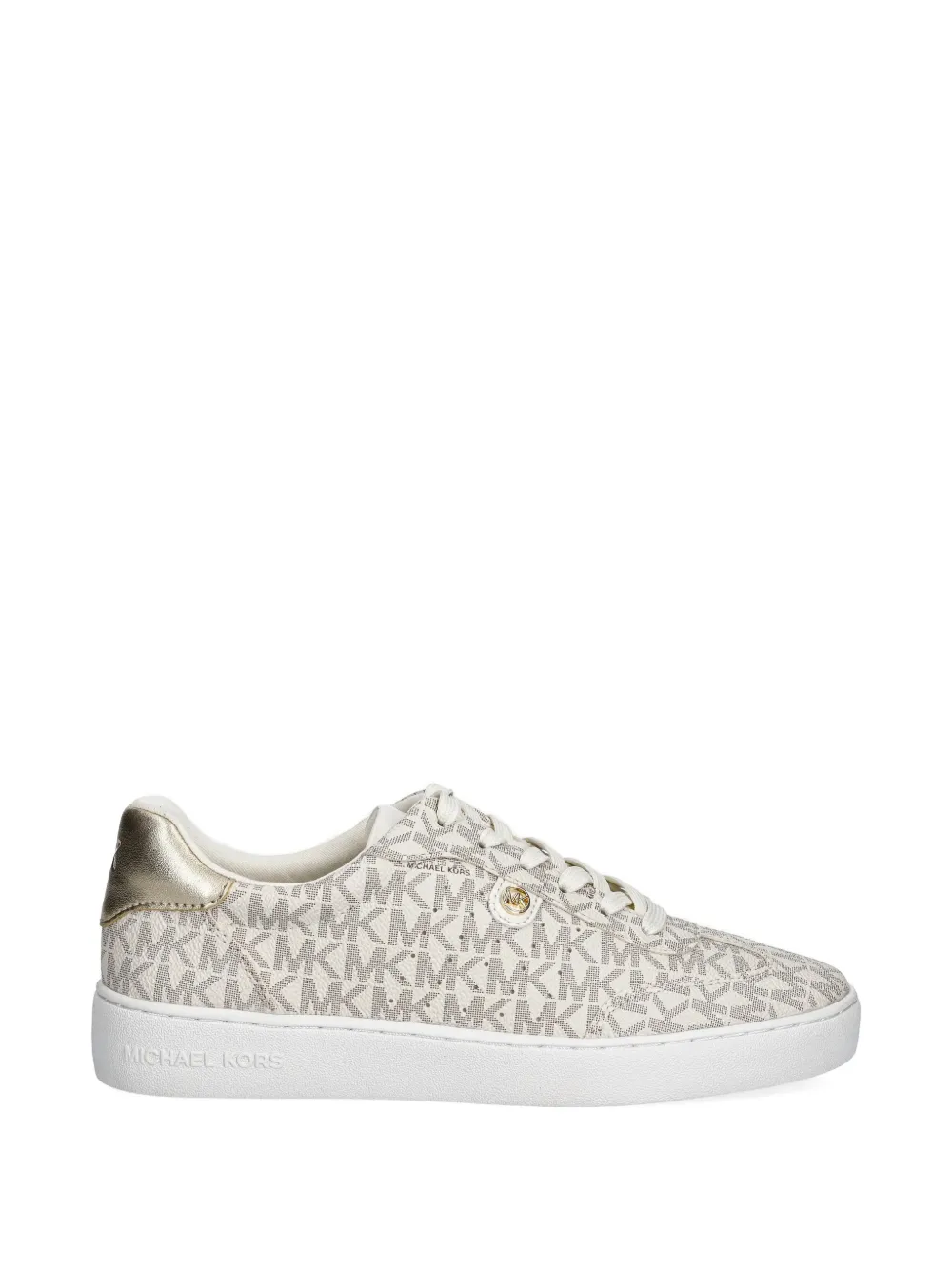 Michael Kors Scotty sneakers met logopatroon Beige