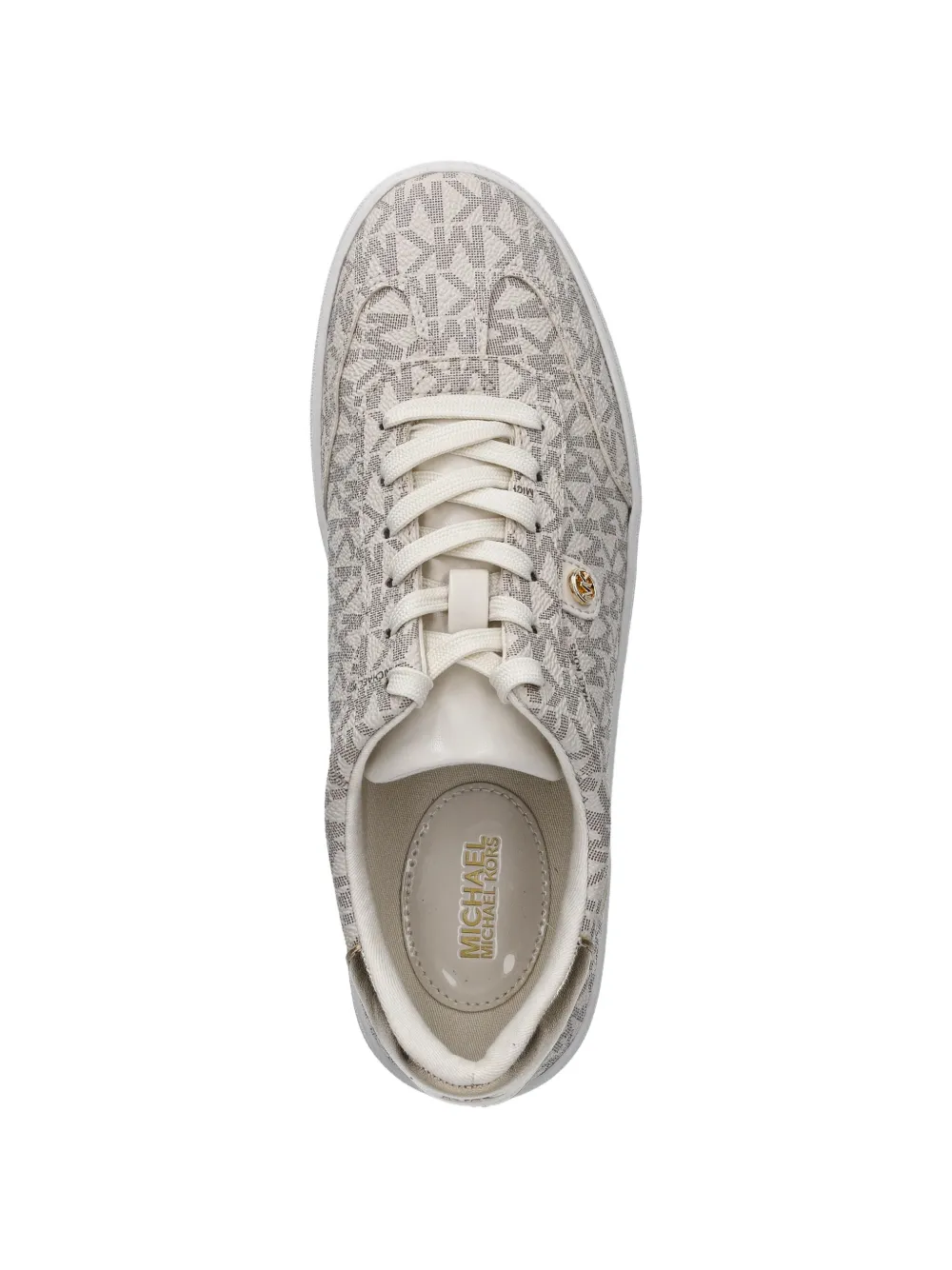 Michael Kors Scotty sneakers met logopatroon Beige