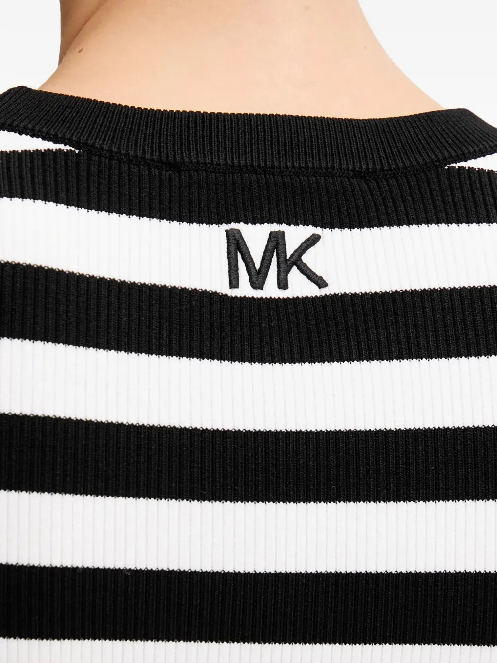 Michael Kors Gestreept T-shirt Zwart