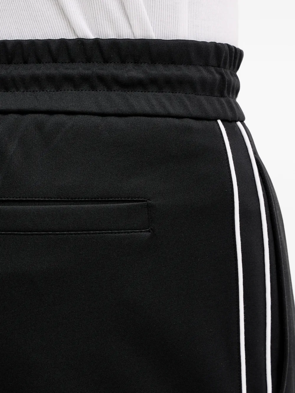 Michael Kors Trainingsbroek met trekkoord en streepdetail Zwart