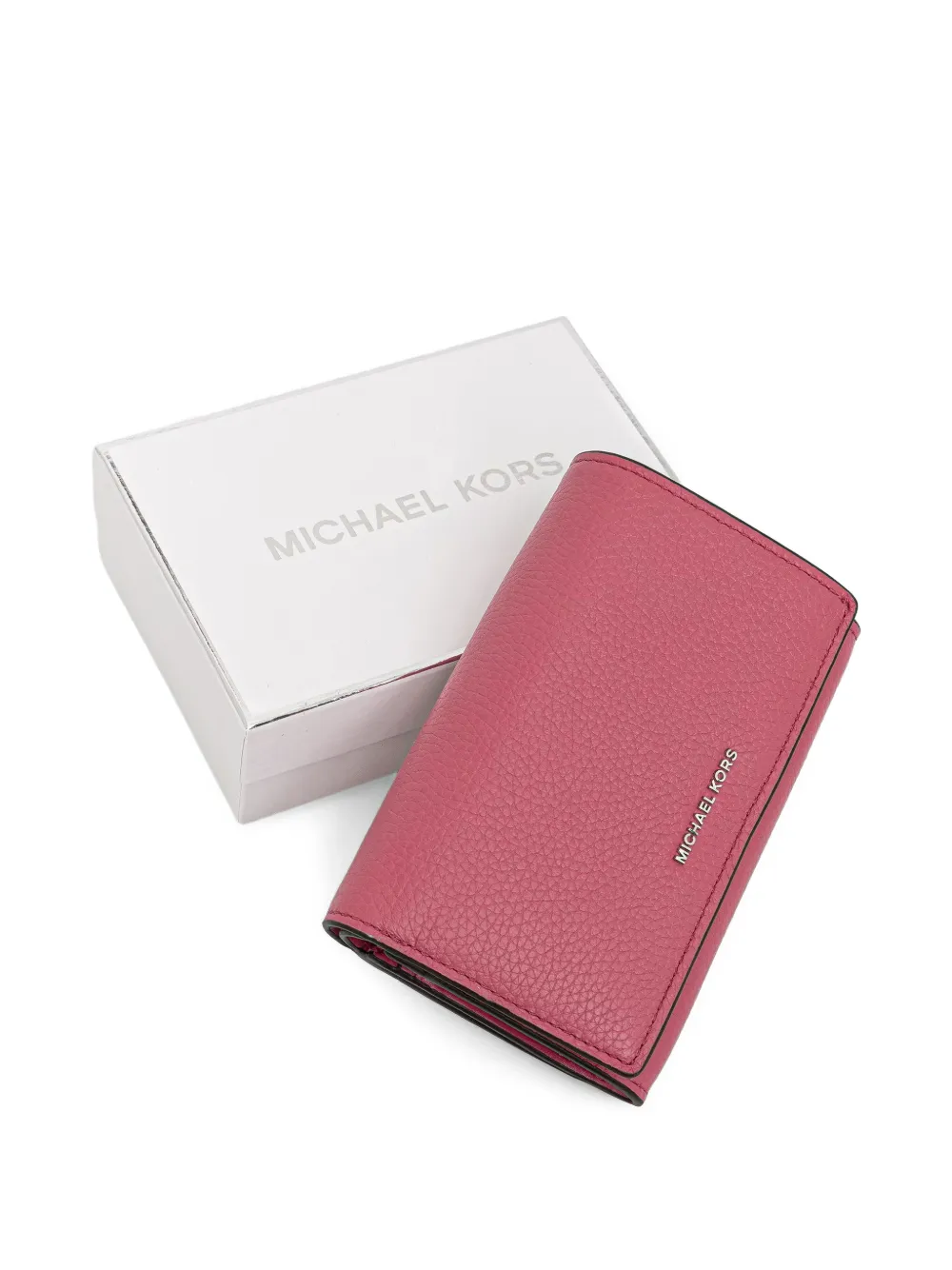 Michael Kors Jet Set leren portemonnee Roze