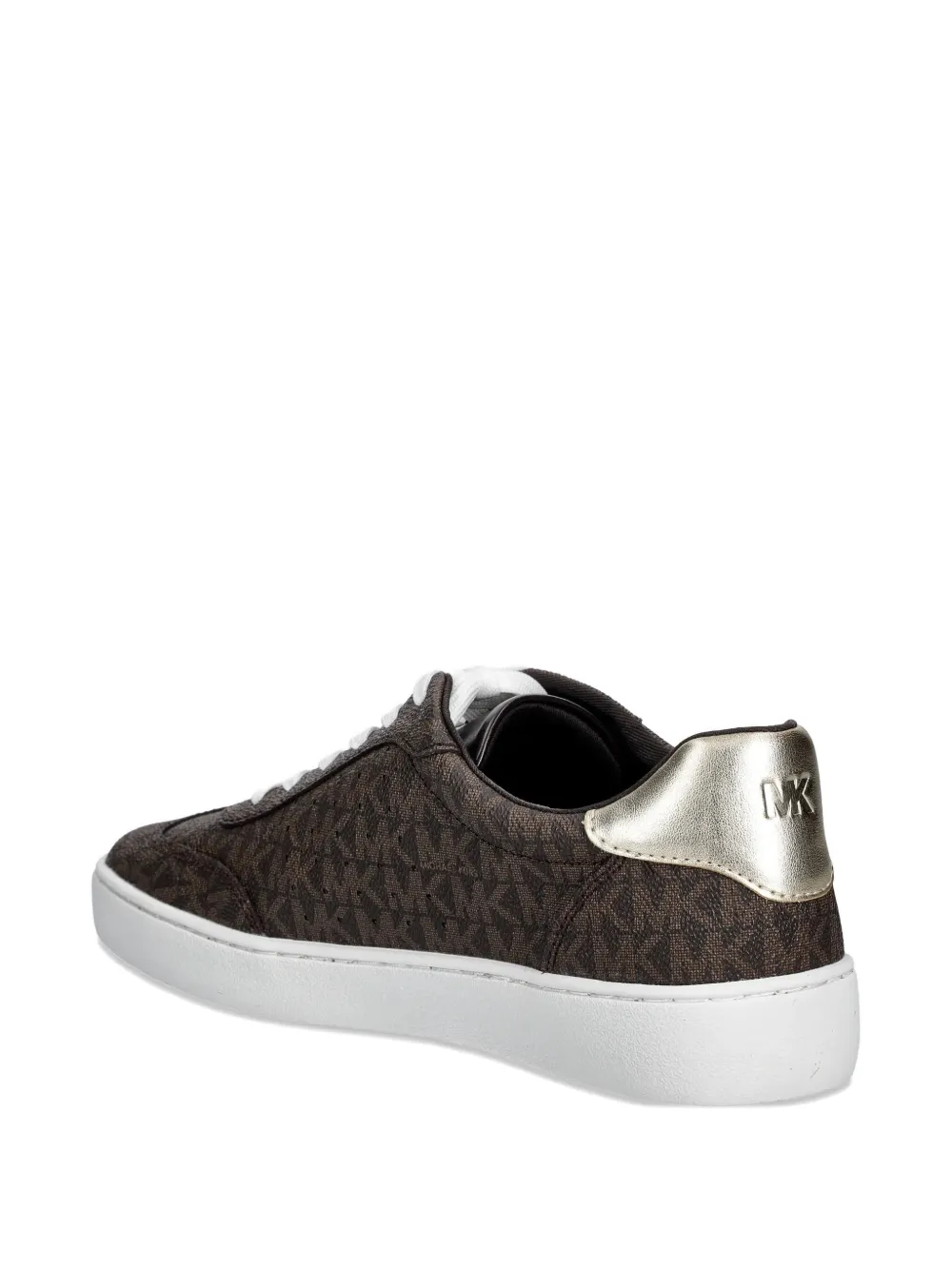 Michael Kors Scotty sneakers met logopatroon Bruin
