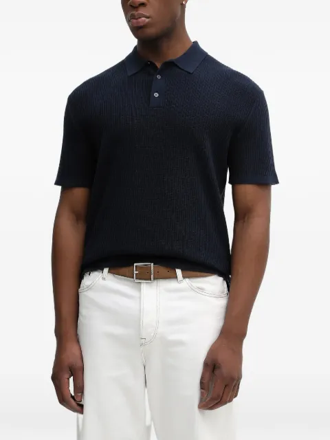 Michael Kors ribbed-knit polo shirt