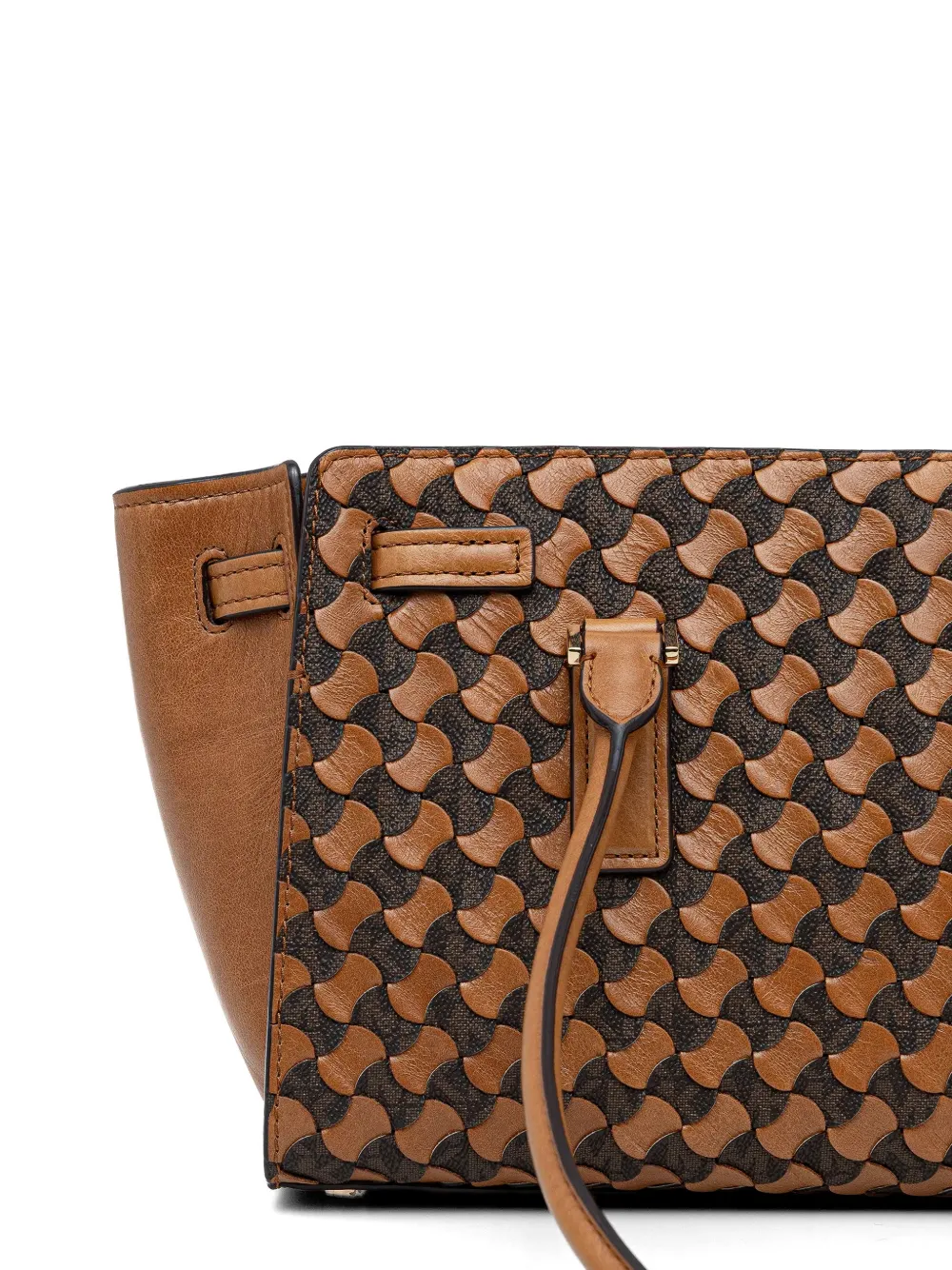 Michael Kors Leren schoudertas Beige