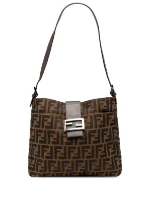 Fendi Pre-Owned 2010-2024 ズッカ キャンバス ショルダーバッグ