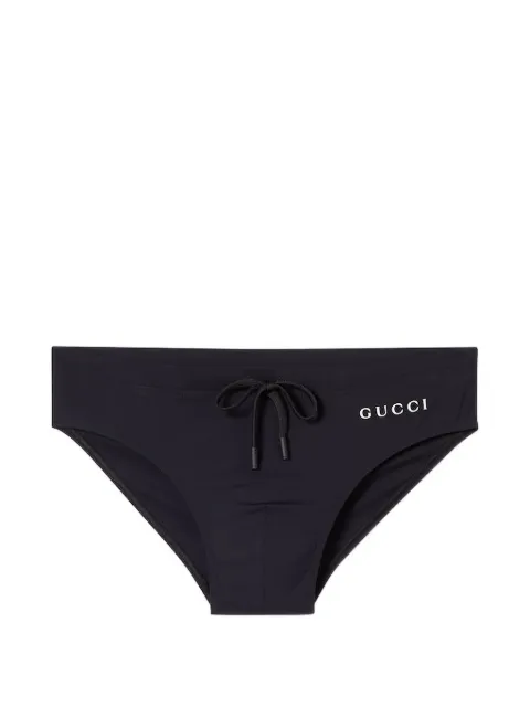 Gucci logo-print swim briefs